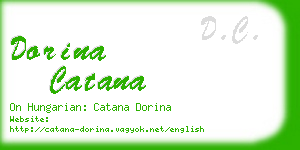 dorina catana business card